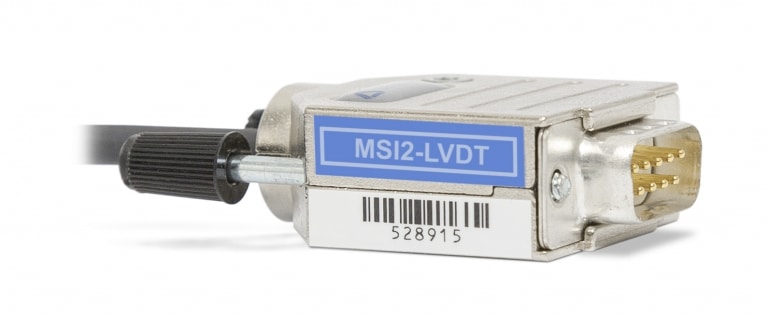 Additional analog input channel MSI2-LVDT